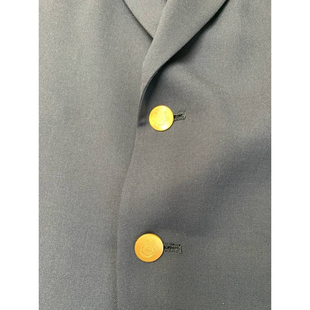 Christian Dior Monsieur Navy Blue 50 Blazer Jacket Paris Suit Sport Coat - Picture 4 of 11